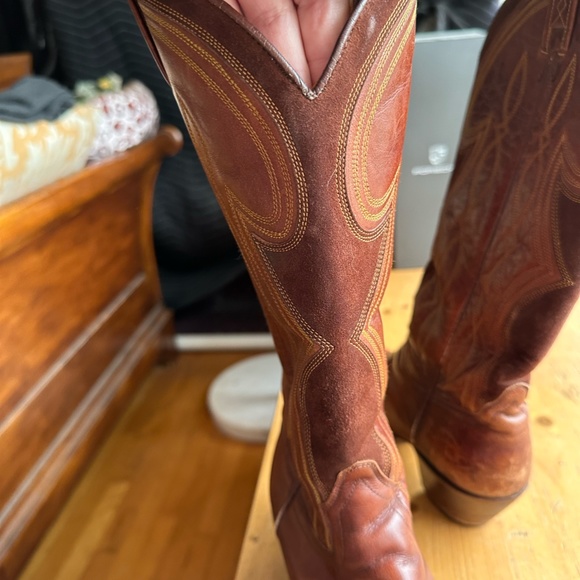 Dan Post Vintage Brown Cowboy boots - Picture 6 of 8